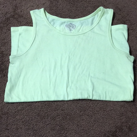 2 pack bundle -16 girls solid blue & yellow tank top both for 1 price - Picture 2 of 3